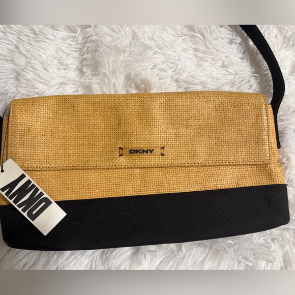 DKNY Gold and Black Women's Bag - Picture 3 of 8